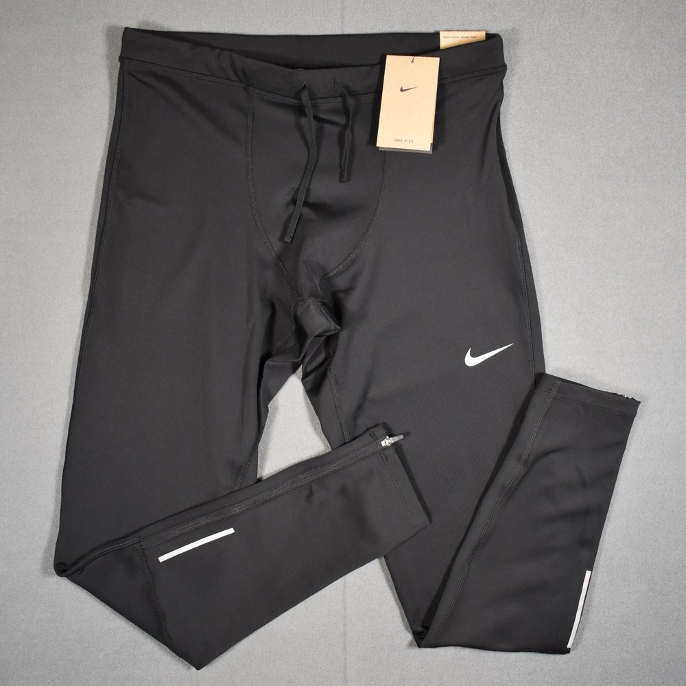 Nike Challenger Mens Dri-FIT Running Tights X-Large Black
